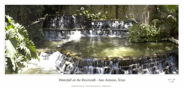 Water Fall San Antonio Riverwalk Photo Image